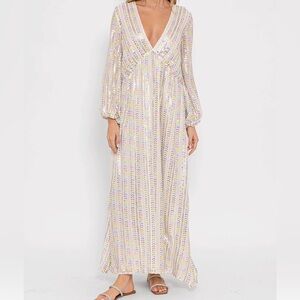 Sundress CHICAGO LONG DRESS BORA BORA WHITE new with tag